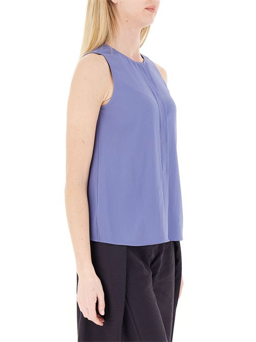 Flowing crepe button-back top Emporio Armani | EW003332 AF12516.UA024